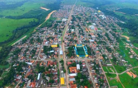 Imagem aérea de Vitória do Xingu